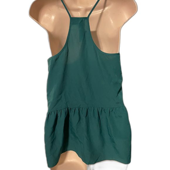 Petticoat Alley Racerback Green Tank XS - Picture 2 of 3